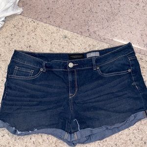Aeropostale midi denim shorts